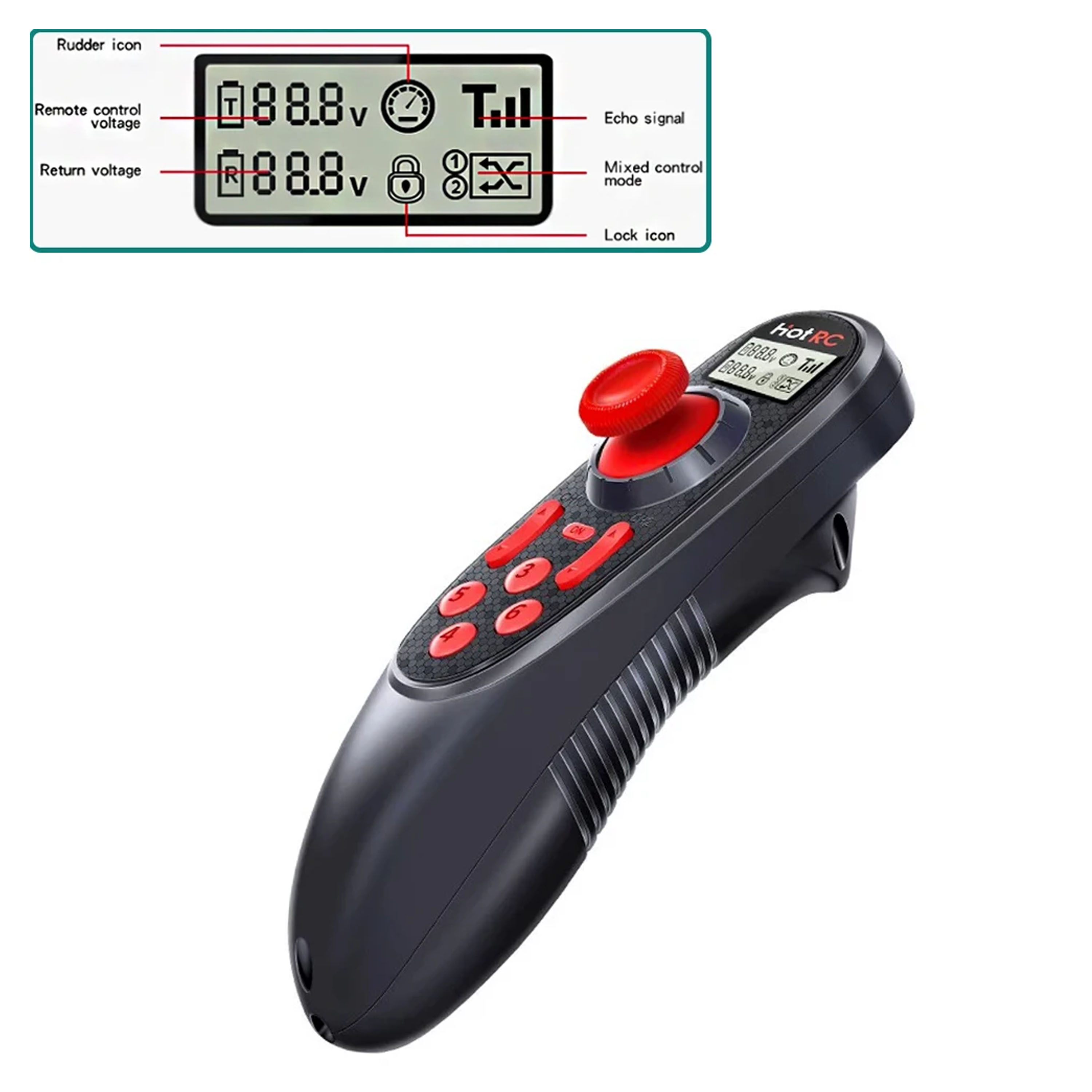 HOTRC DS-600 DS600 6CH 2.4GHz  - Brushless Motor Thrust Test Stand recensie en prijs