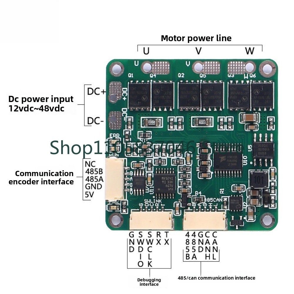 Bord voor borstelloze motorbes - Direct Drive Servo Motor Robotics recensie en prijs